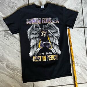 Kobe Bryant mamba forever t shirt Gianna RIP Black small S lakers